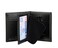 Perfect Fit Hidden Badge Bifold Wallet Blackinton B96 Fire Department Badge and ID Case Hidden Badge Wallet Cutout 496 Black Leather
