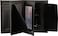 Perfect Fit Hidden Badge Bifold Wallet TSA Badge and ID Case Hidden Badge Wallet Cutout PF 691 Black Leather