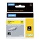 DYMO Rhino Industrial HeatShrink Labels 12 Tube Black Print on Yellow