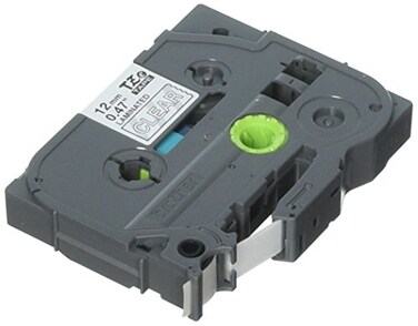 TZe Tapes 2Pack Genuine Brother 12 12mm White on Clear TZe Ptouch Tape for Brother PT1280 PT1280 Label Maker