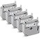 NodiSem PTM95 Clear Label Tape MK131 Replace for Brother M Tape P Touch MK131 M131 M131 12mm 047 Inch Compatible with Brother PTouch Label Maker PTM95 PT65 PT80 PT70 PT45 PT90 Black on Clear 5Pack