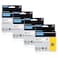 AONOMI 19mm Industrial Flexible Nylon Labels Replacement for Dymo Rhino 18489 Flexible Nylon Label Tape 34 x 115 Black Print on White Compatible with DYMO Rhino 5200 4200 5000 6000 Label Maker