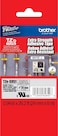 TZES Tapes Brother 1 24mm Black Print on Matte Silver Extra Strength Adhesive PTouch Tape for Brother PT2730 PT2730 Label Maker