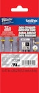 TZES Tapes Brother 12 12mm White Print on Clear Extra Strength Adhesive PTouch Tape for Brother PT1700 PT1700 Label Maker