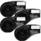 SIKOT Compatible for M21750499 High Adhesion Nylon Cloth 34Inch Black on White for M210 M210LAB M211 BMP21PLUS BMP21LAB Label Maker forHigh Adhesion Nylon Cloth 4Pack