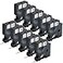 Aonomi Compatible Industrial Heat Shrink Tube Labels Replacement for DYMO 18051 14 Tube for DYMO Rhino 5200 4200 5000 6000 Label Maker Black on White 14 x 4910Pack
