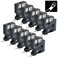 Aonomi A18053 Heat Shrink Tube Labels Replacement for DYMO Rhino 18053 Fit with DYMO Rhino 4200 5200 5000 6000 Industrial Label Maker Black on White 38 x 4910Pack