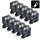 Aonomi A18053 Heat Shrink Tube Labels Replacement for DYMO Rhino 18053 Fit with DYMO Rhino 4200 5200 5000 6000 Industrial Label Maker Black on White 38 x 4910Pack