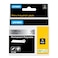 DYMO Rhino Industrial Permanent Polyester Labels 12 Black Print on Metallic Tape