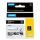 DYMO Rhino Industrial Vinyl Labels 34 White Print on Black Tape