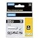 DYMO Rhino Industrial Vinyl Labels 12 White Print on Black Tape