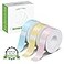 NELKO Genuine P21 Label Maker Tape Adapted Label Print Paper 14x40mm 055x157 Standard Laminated Office Labeling Tape Replacement Multipurpose of P21 180 TapesRoll 3Roll BlueYellowPink