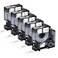 KCMYTONER Compatible for DYMO 18488 Flexible Nylon Label Tapes Black on White 12 x 115 12mm x 35m Work with Rhino Pro 1000 Rhino 3000 4200 5000 5200 6000 Industrial Label Makers 5Pack