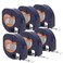 DYMO Authentic Lt Paper Labeling Tape for LetraTag Label Makers 12 12mm Black Print On White Tape 6Pack