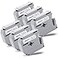 Fimax 6X Replacement for Mk231s Brother Label Tape 12mm 047 MK231s M Tape 12mm 047 M231 MK231 M231 White Work with Brother P Touch PT65 PTM95 PT90 PT70 PT80 PT70BM PT45 Label Maker Refills