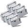 Fimax 6X Replacement for Mk231s Brother Label Tape 12mm 047 MK231s M Tape 12mm 047 M231 MK231 M231 White Work with Brother P Touch PT65 PTM95 PT90 PT70 PT80 PT70BM PT45 Label Maker Refills