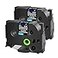 SuperInk USUPERINK 2PK Compatible for Brother ST151 STe151 ST151 STe151 Stencil Tape 1 24mmx 98ft3m Black on Clear Mobile Solutions Nonadhesive Stamp Cassette for PTouch PTD600VP PTP700 Label Maker