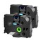 SuperInk USUPERINK 2PK Compatible for Brother ST151 STe151 ST151 STe151 Stencil Tape 1 24mmx 98ft3m Black on Clear Mobile Solutions Nonadhesive Stamp Cassette for PTouch PTD600VP PTP700 Label Maker