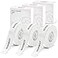 NIIMBOT Label Tape of Model D11 D110 D101 Printer 3 Rolls 0591961550mm Adapted Label Printing Paper Office Home Labeling Tape Replacement White