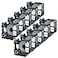 SuperInk 10 Pack 19mm Rhino Flexible Nylon Labels Compatible for Dymo Industrial 18489 Black on White Label Tape 34 x 115ft for Cables Wires work in Rhino 4200 5200 6000 3M PL200 PL300 Label Maker