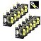 USUPERINK 10 Pack 9mm Yellow Heat Shrink Tube Compatible for DYMO 18054 38 Black on Yellow Heat Shrink Label Tape for Cables Use with Rhino 3000 4200 5200 5000 6000 Industrial Label Maker