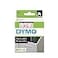 DYMO Standard D1 43610 Labeling Tape Black Print on Clear Tape 14 W x 23 L 1 Cartridge DYMO Authentic