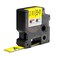 DYMO Rhino Industrial HeatShrink Cable Label Tubes 19 mm x 15 m Black Print on Yellow for Rhino Label Makers