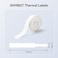 NIIMBOT White Cable Labels Maker Tape for D11D110D101 Label Maker 049 x 429125mm x 109mm Thermal Label Tape for Home Office Labeling Tape Replacement