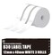 KOl.KIM D30 Labels Compatible for Phomemo Labels D30 Label Tape for Printmaster Print Master D30 Q30 Smart Mini Label Maker Refill for Phomemo Label D30 Label Maker Tape White 12x40 mm 047 x 157 3 Rol