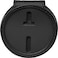 Perfect Fit Round Police Badge Holder 25 Inches Round Belt Clip Neck Chain Badge Holder Law Enforcement Black Leather Cutout 708