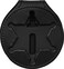 Perfect Fit Sheriff Star Badge Holder Belt Badge Clip and Neck Chain Black Leather Cutout 199