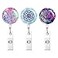 Anffilona Retractable Badge Holder Nurse Badge Reels with Clip Name Card Holders for Office Worker Doctor Nurse