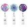 Anffilona Retractable Badge Holder Nurse Badge Reels with Clip Name Card Holders for Office Worker Doctor Nurse
