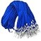 Beebel Lanyards 100 Pack Blue Lanyards with Swivel Hook Clips for ID Name Badge Holder