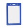 ID Card Pros Vertical Color Frame Badge Holder PrePunched Credit Card Size ID Card Holder Use with Lanyards Chains or Badge Clips Royal Blue 50 Pack