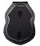Perfect Fit NYPD Sergeant Belt Clip Badge Holder with Pocket and Chain Cutout PF287