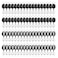 Liubeili 72 Pack Badge Reels Retractable Badge Holders with Clip Key Ring Name ID Badge Clips Keychain for Nurse Doctor Employee Worker Black