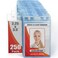 MifflinUSA Vertical Zipperless ID Badge Holder Clear 225x35 Inch 250 Pack Quick Load Plastic Name Card Pouch in Bulk