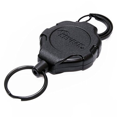 KEY-BAK KEYBAK RatchIt Retractable Ratcheting Tether with 48 Retractable Cord 10 oz Retraction Carabiner Attachment