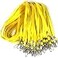 Ollain Lanyards for Name Tag Id Badges Nylon Cruise Lanyard Swivel Hooks Clips 100 Pack