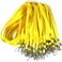 Ollain Lanyards for Name Tag Id Badges Nylon Cruise Lanyard Swivel Hooks Clips 100 Pack