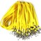 Ollain Lanyards for Name Tag Id Badges Nylon Cruise Lanyard Swivel Hooks Clips 100 Pack
