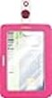 Cosco MyID Badge Holder for Key Cards and ID Cards Rubberized Pink 4 x 275 Inches 075016