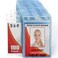 MifflinUSA Plastic Vertical Card Holder 3x4 Inch Clear Bulk 100 Pack Quick Load No Zipper Name ID Badge