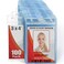 MifflinUSA Plastic Vertical Card Holder 3x4 Inch Clear Bulk 100 Pack Quick Load No Zipper Name ID Badge