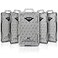 ID Stronghold Pack of 5 RFID Blocking Secure Badge Holder Duolite 2 Card ID Holder Poly Carbonate Heavy Duty Plastic ID Badge Holder USA Molded and Assembled FIPS 201 Approved