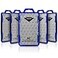 ID Stronghold Pack of 5 RFID Blocking Secure Badge Holder Duolite 2 Card ID Holder Poly Carbonate Heavy Duty Plastic ID Badge Holder USA Molded and Assembled FIPS 201 Approved