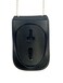 Perfect Fit Shield Wallets Los Angeles LAPD or Phoenix Neck Badge and ID Holder Oval Badge Leather Black Cutout PF158