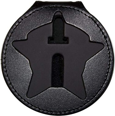 Perfect Fit Chicago Patrol Belt Clip Badge Holder with Pocket and Chain Cutout PF480