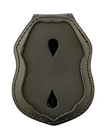 Perfect Fit Shield Wallets Indianapolis Metropolitan Police Department IMPD Clip On Badge Holder with Neck Chain